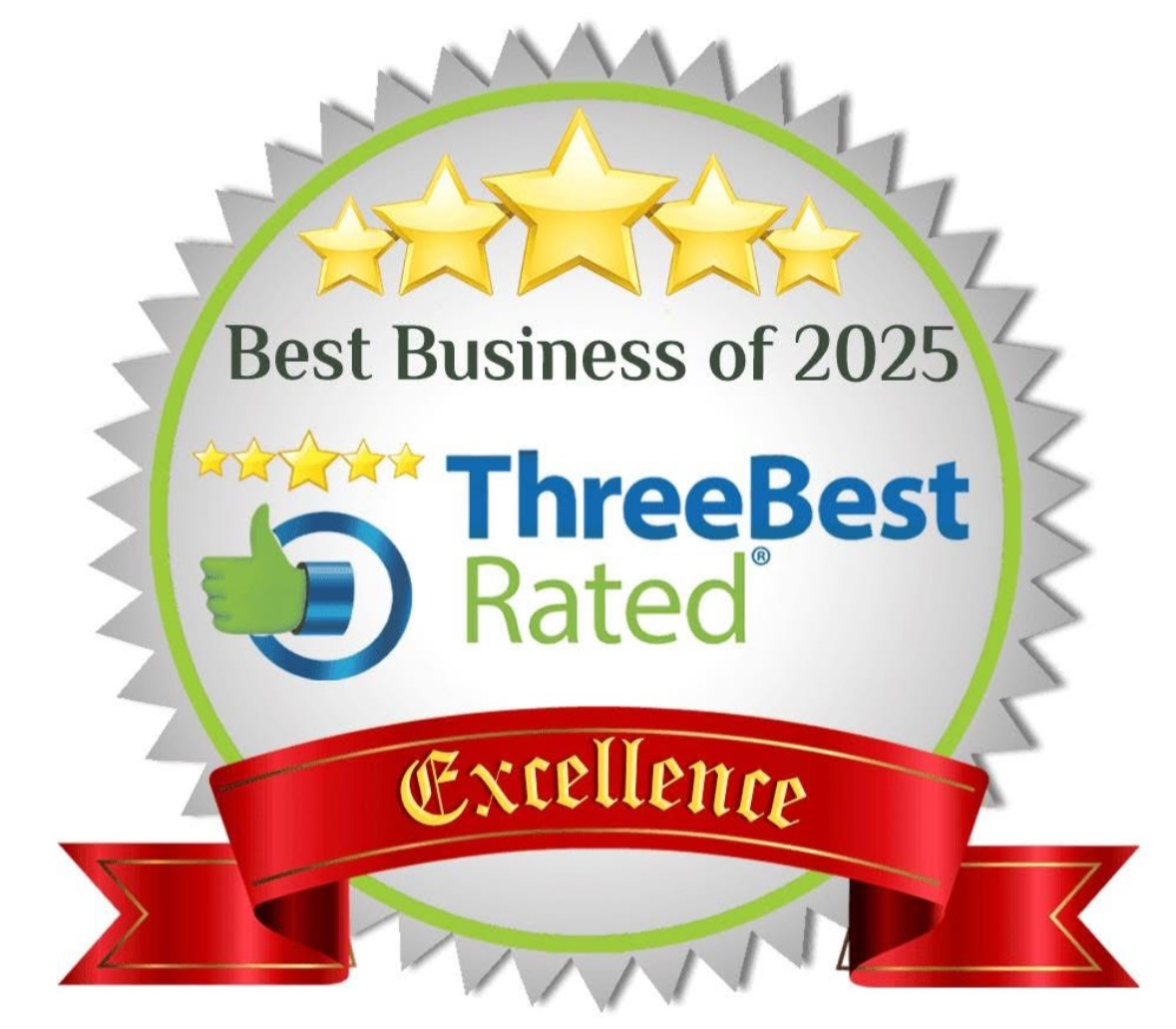 Three Best Rated best business of 2025 award